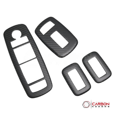 2019+ RAM 1500/TRX Interior Window Switch Trim Hard Carbon Fiber Cover