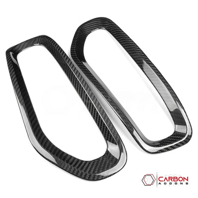 2019+ Ram TRX Carbon Fiber Fog Light Frame Covers