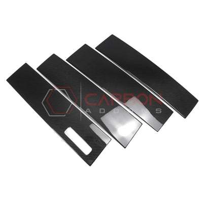 Real Carbon Fiber B-Pillar Post Trim Covers for 2021+ Ford F-150