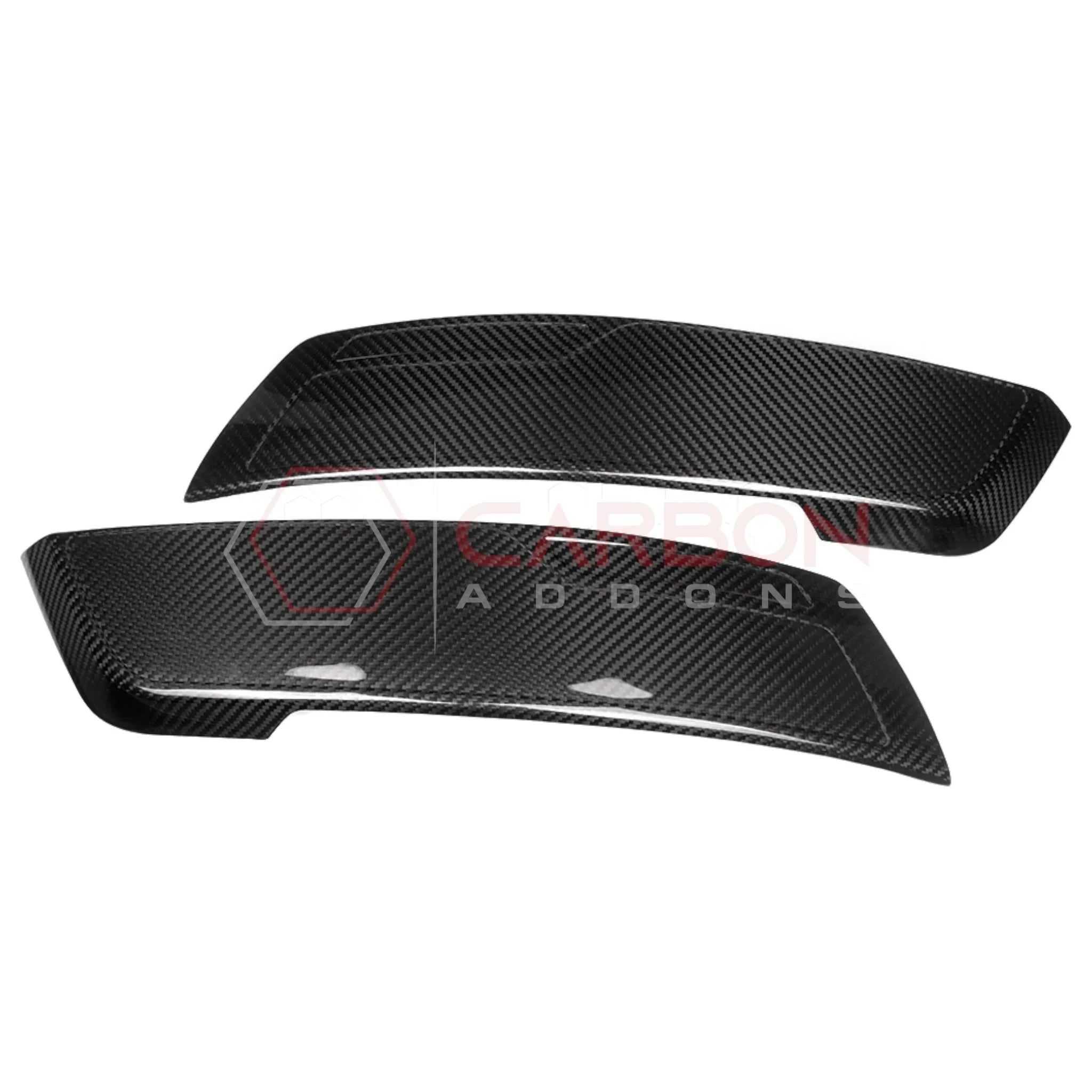 Real Carbon Fiber Rear Wheel Fender Flare Trim Insert For 2021–2024 Ford Bronco Raptor