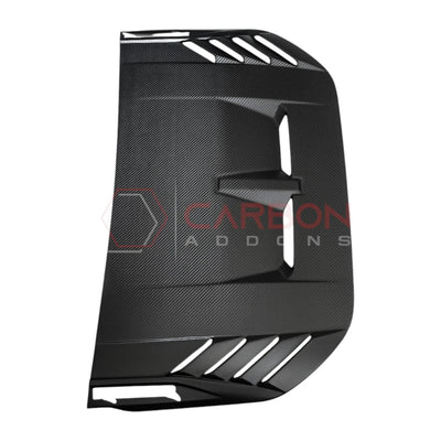 Real Carbon Fiber Hood Vent Trim Cover For 2021+ Bronco Raptor