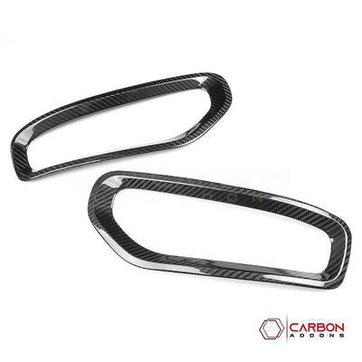 2019+ Ram TRX Carbon Fiber Fog Light Frame Covers
