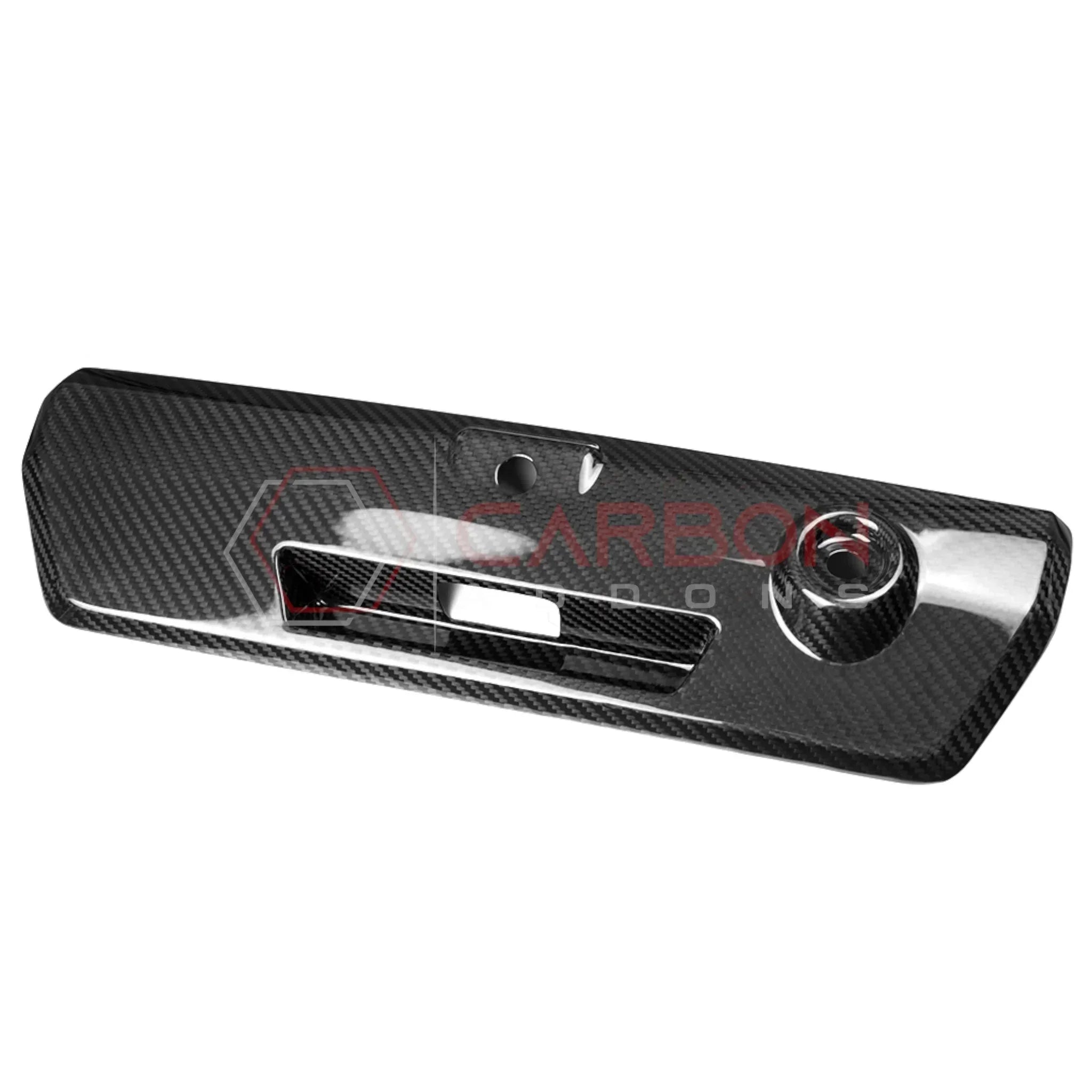 Real Carbon Fiber Tailgate Handle Cover for 2021+ Ford F-150