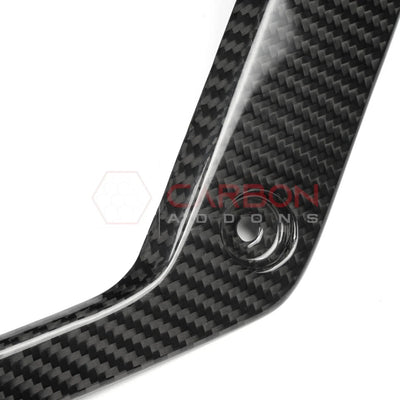 Real Carbon Fiber Front Door Storage Pocket Net  Frame For 2021–2025 Ford Bronco | Direct Replacement