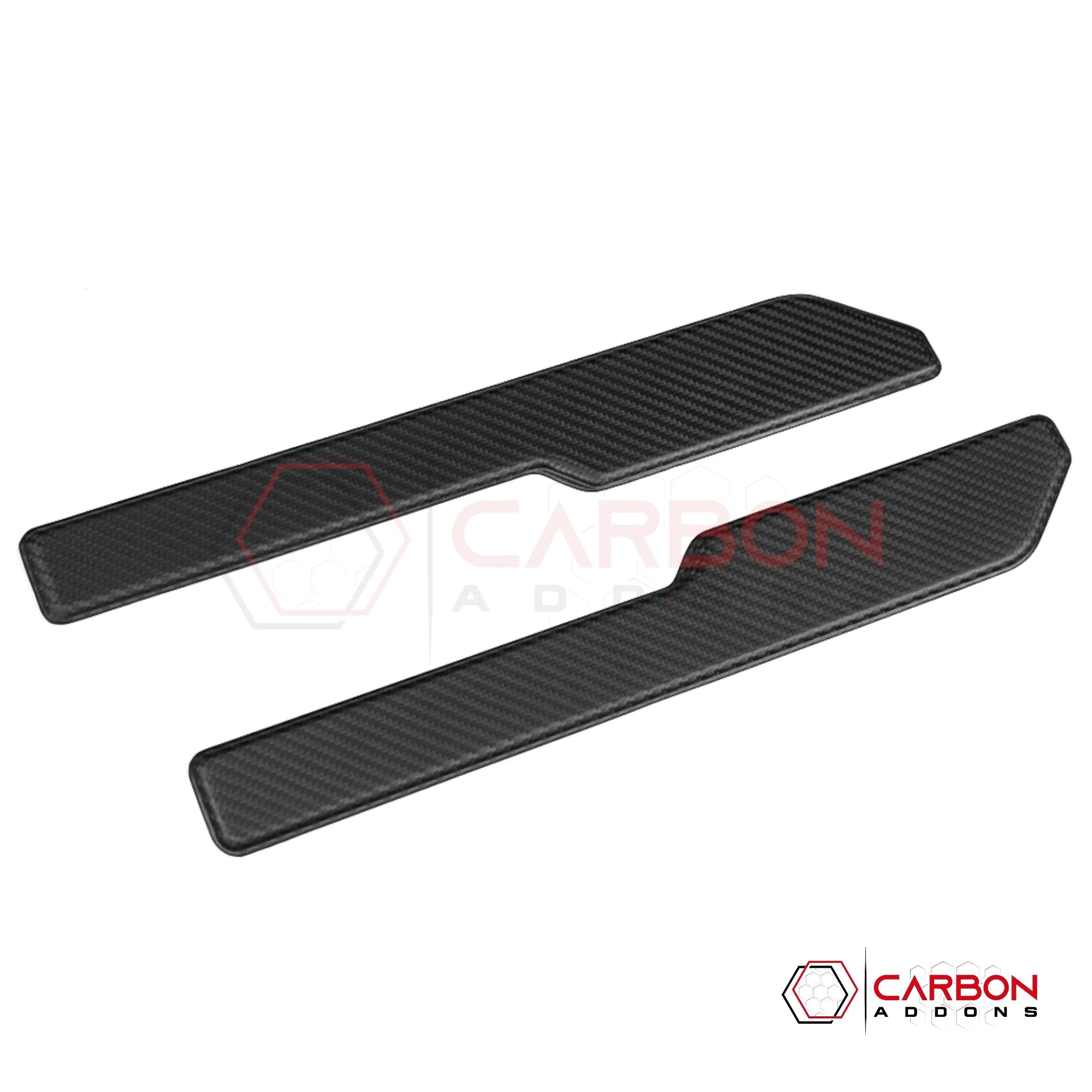 Real Carbon Fiber Interior Door Trim Covers for 2021+ Ford Bronco 2-Door (Glossy or Matte)