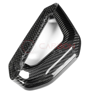 Real Carbon Fiber Center Console Grab Handle Trim For 2021–2025 Ford Bronco | Direct Replacement