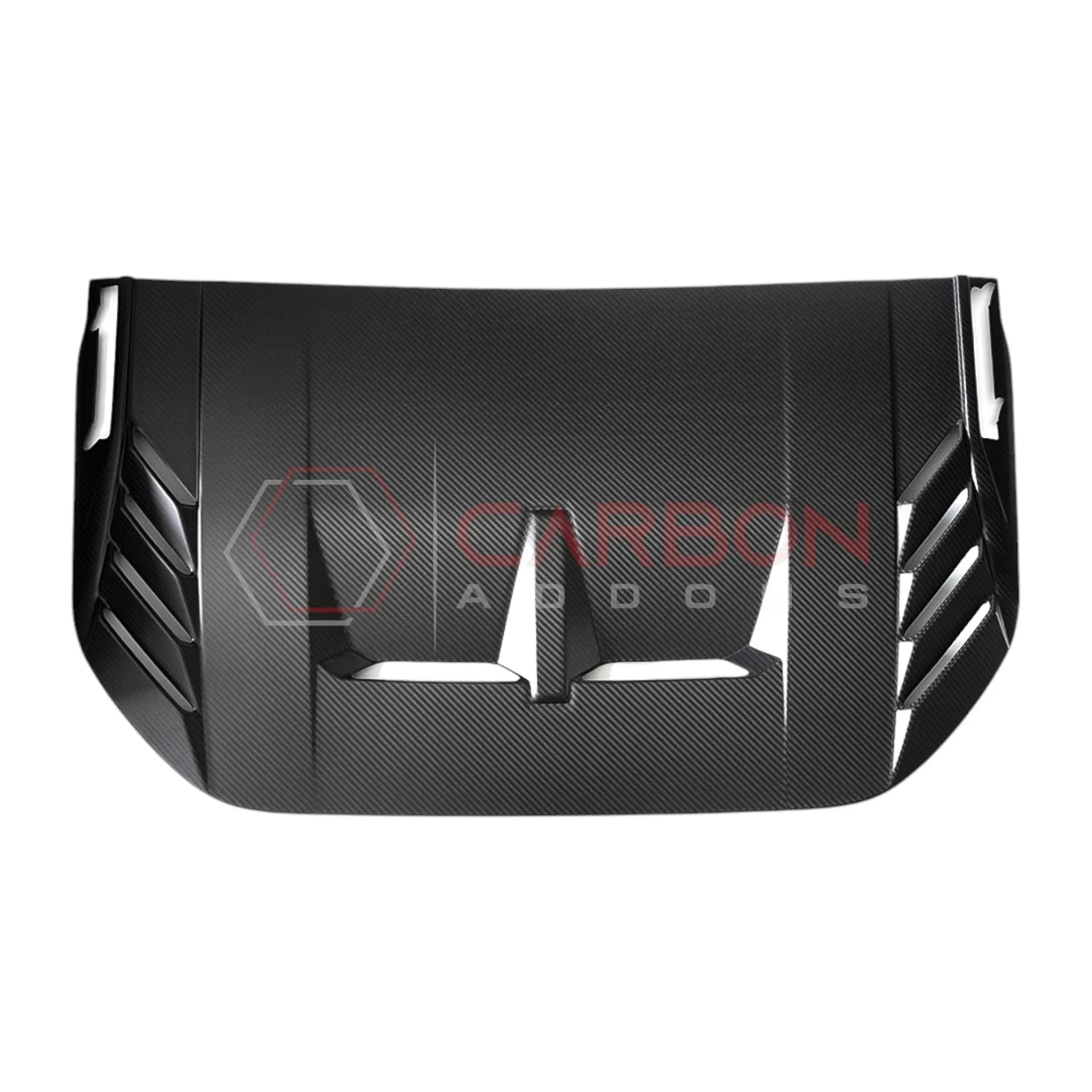 Real Carbon Fiber Hood Vent Trim Cover For 2021+ Bronco Raptor