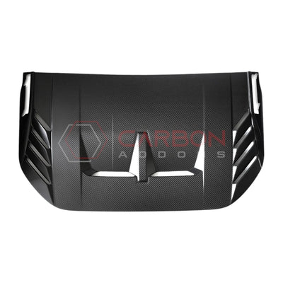 Real Carbon Fiber Hood Vent Trim Cover For 2021+ Bronco Raptor
