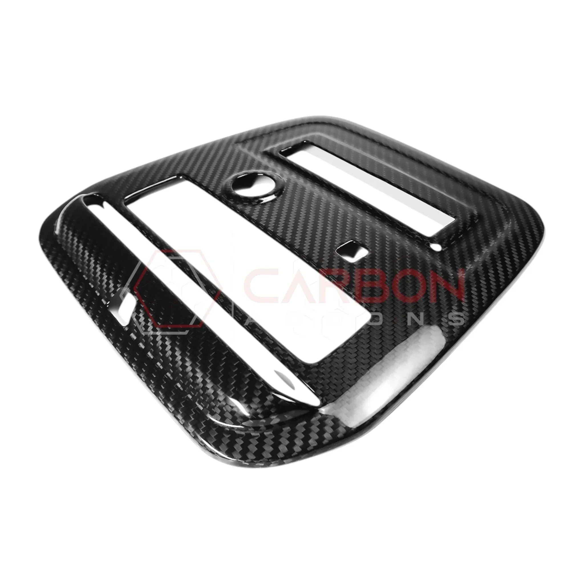 Real Carbon Fiber Overhead Reading Light Trim Cover For 2021+ Bronco