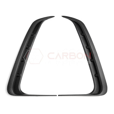 2021+ RAM TRX/RHO Exterior Rear Fender Taillight Vent Trims Hard Carbon Fiber Covers