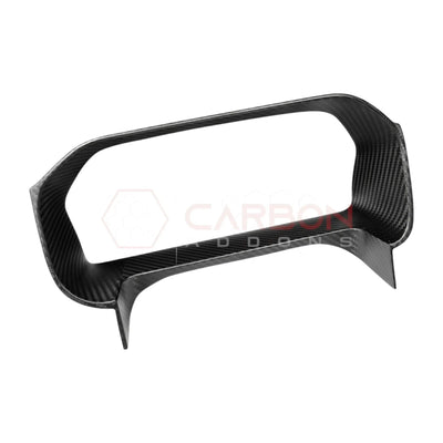 Real Carbon Fiber Gauge Cluster Dash Trim Cover For 2021+ Bronco