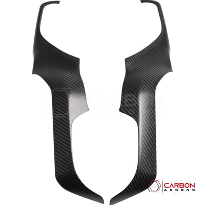 2019+ RAM 1500/TRX/RHO Radio Infotainment Screen Side Trim Hard Carbon Fiber Cover