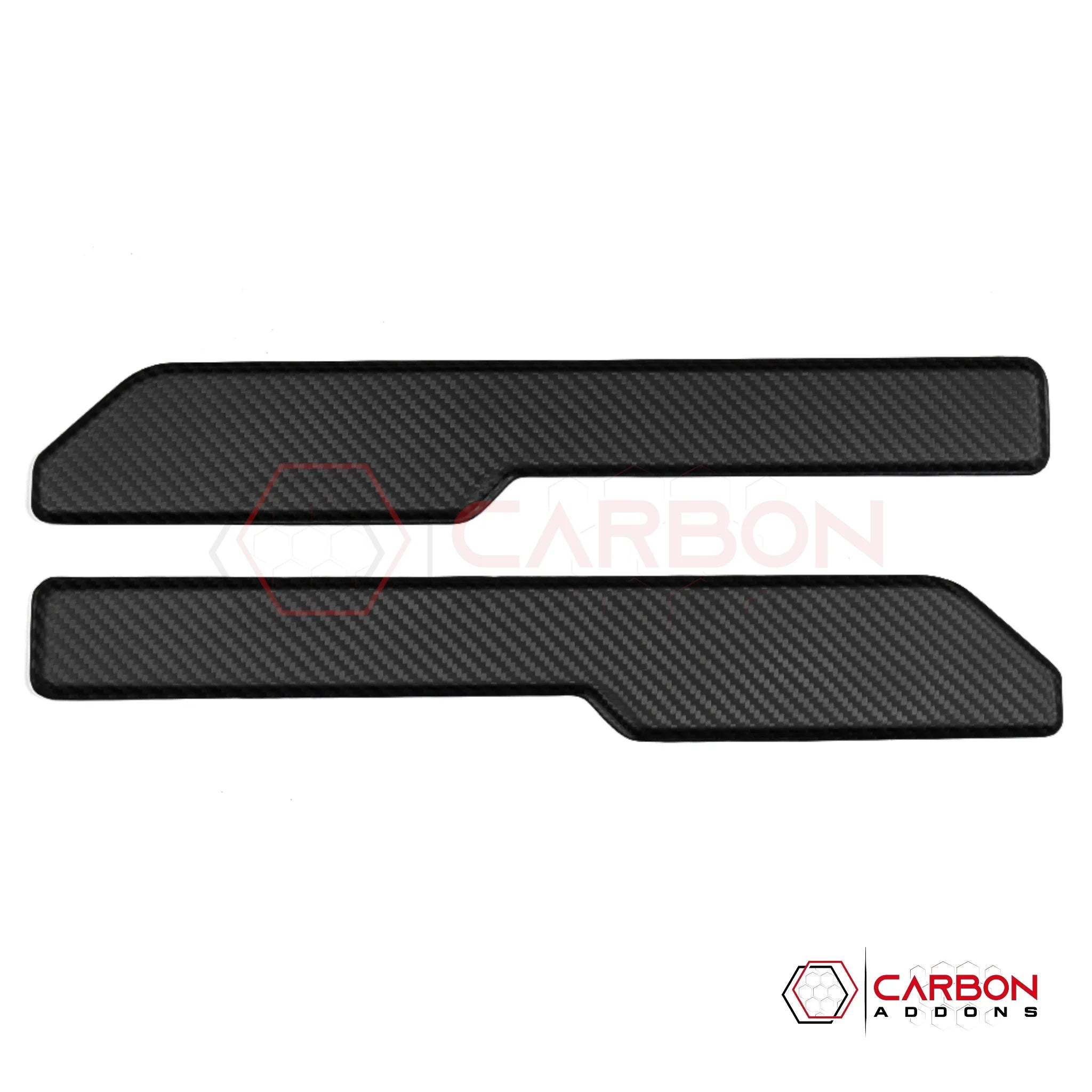 Real Carbon Fiber Interior Door Trim Covers for 2021+ Ford Bronco 2-Door (Glossy or Matte)